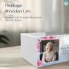 GetUrns Heritage Adult Photo Cremation Urn for Human Ashes I White Humming Bird Urns for Male and Female I 210lbs view 2