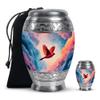 Cardinal Small Funeral Urn for Adult Male Ashes - Large Cremation Urns for Human Ashes Adult Female - Decorative Memorial Ashes - Combo 1 Large 1 Keepsake view 1