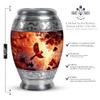 Cardinal Small Funeral Urn for Adult Male Ashes - Large Cremation Urns for Human Ashes Adult Female - Decorative Memorial Ashes - Combo 1 Large 1 Keepsake view 2
