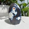 1LB Natural Orca Agate Freeform Hand-Carved Stone Art for Spiritual Energy, Ocean-Themed Decor & Unique Home Accent view 2