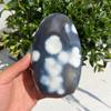 1LB Natural Orca Agate Freeform Hand-Carved Stone Art for Spiritual Energy, Ocean-Themed Decor & Unique Home Accent view 3