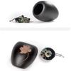 LENmzpomA Urns Funeral Urn Cremation Urns for Human Ashes Adult and Memorial Urns Burial Urns at Home Or in Niche at Columbarium(Black) view 3