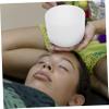 JOINPAYA 8-Inch White Chakra Healing Crystal Singing Bowl for Yoga Meditation Mallet Therapy Music Bowl for Home Use view 2
