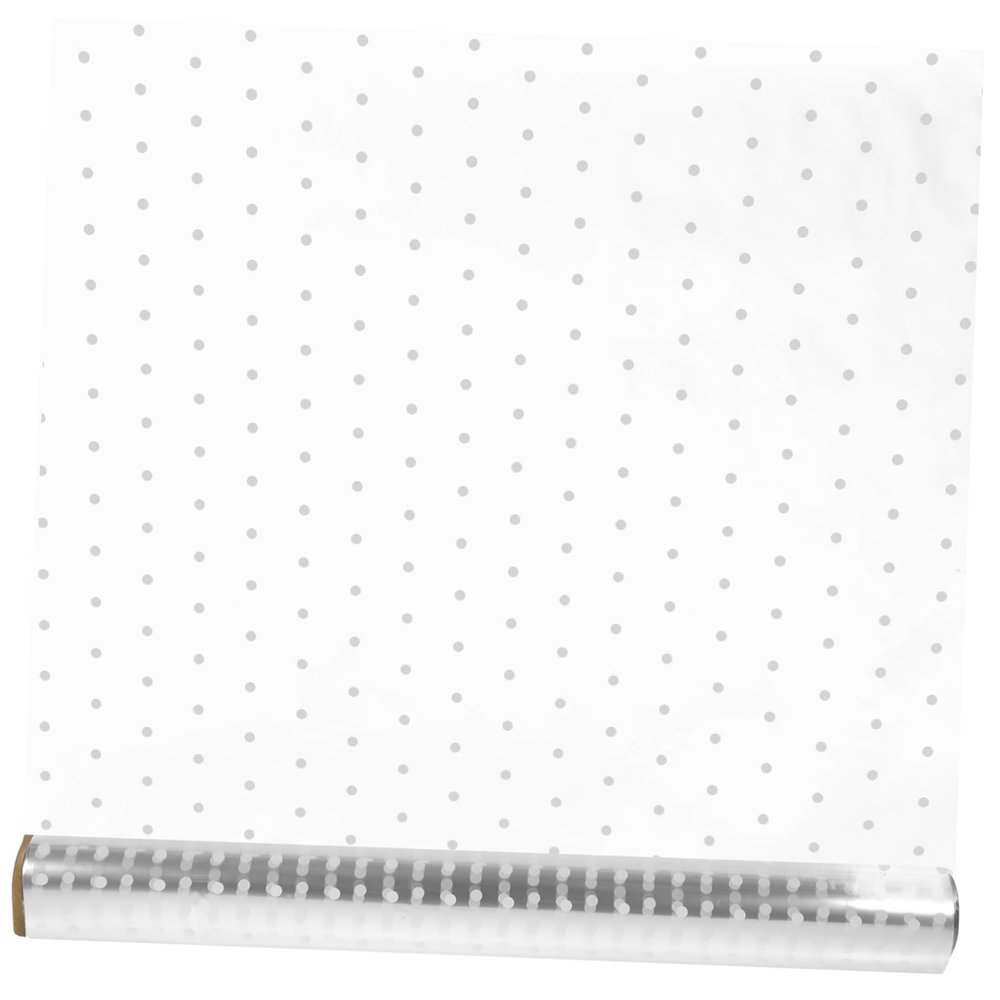HOMSFOU 1roll Cellophane Wrapping Paper Transparent Glassine for Flower Bouquets and Treats Wide Easy to Cut and Use for Holidays and Special Occasions