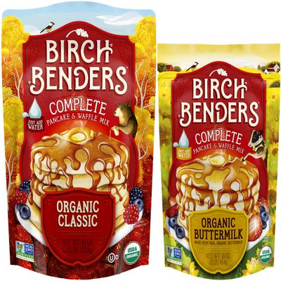 Birch Benders 40 oz, Organic Classic & 16 oz, Organic Buttermilk Pancake & Waffle Mix