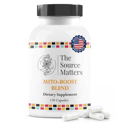 THE SOURCE MATTERS Mito-Boost Blend | Cellular Energy Support Supplement with NAC, Resveratrol, Alpha Lipoic Acid & Antioxidants | Immune & Metabolic Support, 120 Capsules