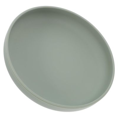 PACKOVE Non-slip Silicone Dinner Plate Suction Base Scoop Plate for Elderly Handicap Utensils Built up Utensils for Adults
