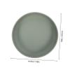 PACKOVE Non-slip Silicone Dinner Plate Suction Base Scoop Plate for Elderly Handicap Utensils Built up Utensils for Adults view 2