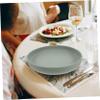 PACKOVE Non-slip Silicone Dinner Plate Suction Base Scoop Plate for Elderly Handicap Utensils Built up Utensils for Adults view 4
