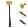Abaodam Singing Bowl Mallet for Meditation Wooden Striker Stick with Smooth Finish for Yoga and Sound Therapy Deep Tones for Relaxation and Healing Yellow view 2
