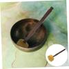 Abaodam Singing Bowl Mallet for Meditation Wooden Striker Stick with Smooth Finish for Yoga and Sound Therapy Deep Tones for Relaxation and Healing Yellow view 4