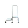 Double Step Stool with Handrail Heavy Duty 2 Steps Non Slip Bath Bedroom Seniors view 2