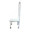 Double Step Stool with Handrail Heavy Duty 2 Steps Non Slip Bath Bedroom Seniors view 3
