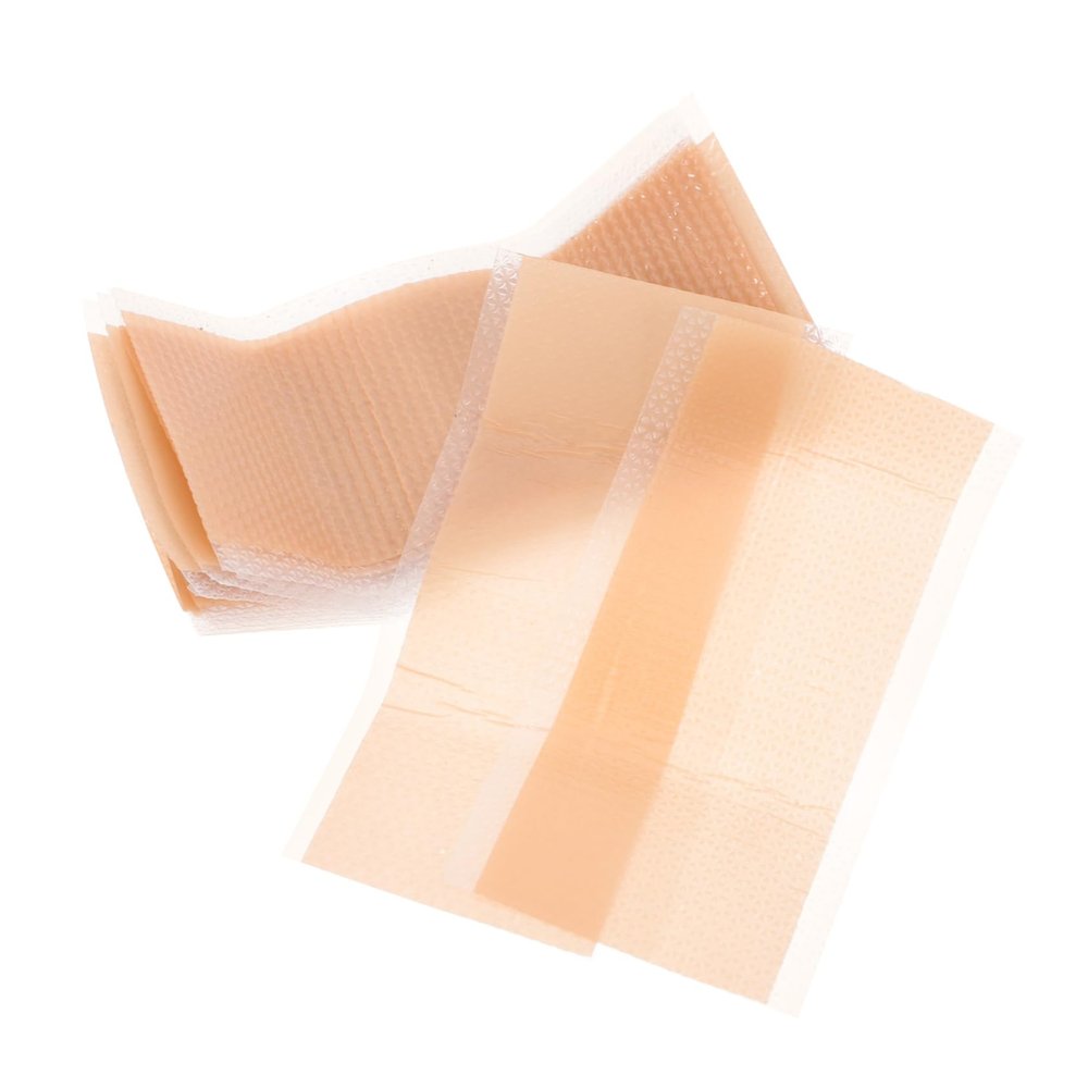 12Pcs 4x15cm Silicone Gel Scar Sheets Self-Adhesive Scar Treatment Strips for Body and Breathable TPU Patches for Burns Injuries and Keloids