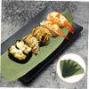 CIYODO 100pcs Natural Bamboo Leaves for Sushi Making Decorative Sashimi Dish Leaves view 2