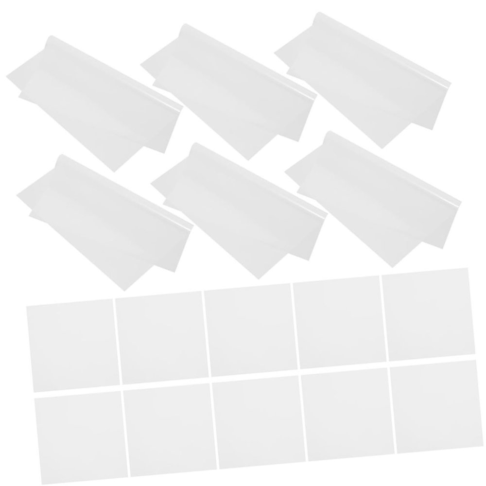 PACKOVE 100pcs Transparent Cellophane Sheets for Wrapping Candy and Wrappers Material for Crafts and Party Favors