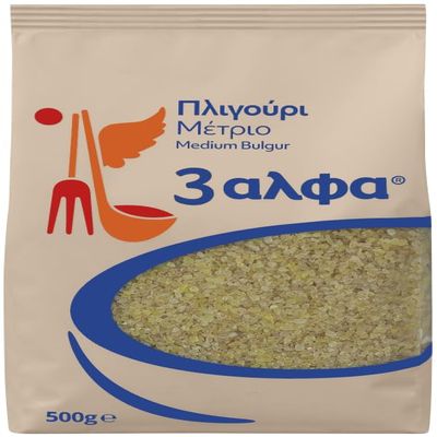3Alpha Medium Bulgur Wheat, 500g