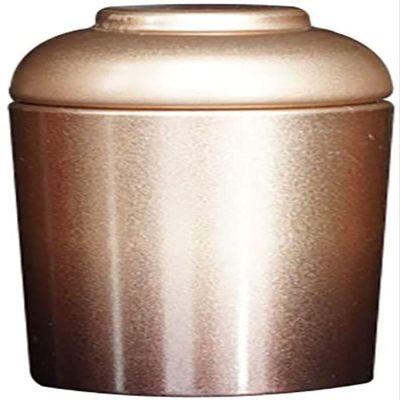 Mini Funeral Cremation Urn for Ashes, Small Pet Urn Keepsake for Dog/Cat, Tinned Iron Memorial, 200ml Capacity, Thoughtful Memorial Urn