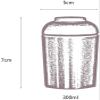 Mini Funeral Cremation Urn for Ashes, Small Pet Urn Keepsake for Dog/Cat, Tinned Iron Memorial, 200ml Capacity, Thoughtful Memorial Urn view 3