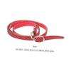 PartyKindom 1pair Detachable High Heel Shoe Straps Elegant Pu Straps for Heels Versatile for Women and Stylish Design Red view 2