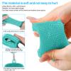 Silicone Dish ScrubberSilicone Dish SpongeKitchen Sponge for Cleaning Dishes (Cyan) view 2