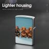 Three Dachshunds Lighter Case Fashionable Pocket Lighter Holder, Durable Protective Cover for Lighters view 4