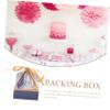 WRITWAA 50pcs Small Decorative Boxes for Candy Cookies and Treats Navy Tower Design Ribbon for Birthdays Weddings and Easter Parties view 3