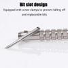 10Pcs Optical Eyeglass Repair Tool Kit Micro Precision Glasses Repair Kit Support Rotation Anti-Slip Handle Design for Eyeglasses Repair Watch Mobile Phone Ele view 4