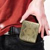 Anneome Flipping Cover Retro Storage Case Portable Stainless Steel Holder for and Compressive Design for Boyfriends view 4