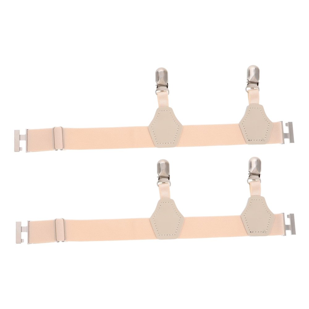 FRCOLOR 2pcs Men's Sock Hanger Garter Belts Lightweight Garters Secure Clips for Sock Fasteners Skating Comfort Enhancers