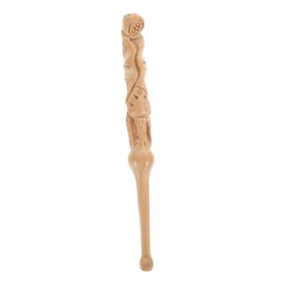 UTHCLO Peach Spoon Earwax Removal Tool Boys and Girls Ear Wax Remover Carved Craft for Adults