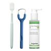 Tongueclear Effective Tongue Scraper and Oral Mucosal Cleaner Kit for Adults - Ergonomic Tongue Cleaner Promotes Fresher Breath, Oral Mucosal Cleaner package, Personal Care Essential (Blue) view 1