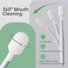 Tongueclear Effective Tongue Scraper and Oral Mucosal Cleaner Kit for Adults - Ergonomic Tongue Cleaner Promotes Fresher Breath, Oral Mucosal Cleaner package, Personal Care Essential (Blue) view 2