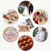 Beebeecraft 30Pcs Paper Pillow Boxes Burlywood Kraft Party Pillow Favors Cardboard Candy Box Candy Treat Gift with Clear Window and Jute Twines for Wedding Birthday Halloween Christmas Party Supplies view 4
