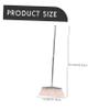 GOOHOCHY Stainless Steel Broom Long Handle Convenient Household Cleaning Tool for Efficient Trash Removal Home Kitchen and Office Space-Saving Design Lightweight and Easy to Use view 2