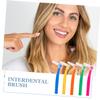 VICASKY Interdental Brush Set 30pcs Gum Interdental Brushes Toothbrush for Braces and Dentures Portable Cleaning Toothbrush view 2