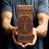 Fakhrwood Handicrafts Hand-Carved Wooden Cremation Urn for Human Ashes Premium Rosewood Tree of Life Design Durable & Elegant Funeral Urn for Adults Large (250 Cu/in) view 4