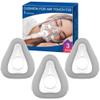 3 Packs Replacement Mask Cushion (M) for AirTouch F20, Optimized Comfort & Secure Seal with Advanced CPAP Memory Foam Technology (New Version), F20 Full Face Masks Supplies by Everness (M) view 1
