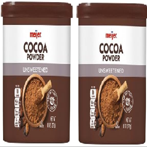 Baking Unsweetened Cocoa Powder (2 Containers, 8 oz. each)