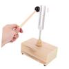 Levemolo 1set Tuning Fork Wooden Resonator Box and Mallet Meditation and Yoga Practice Aluminum Alloy Construction Promotes Relaxation and Chakra Balancing view 2