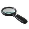 Ipetboom 3times Magnifying Glass with Led Lights Handheld Illuminated Magnifier for Seniors Jewelry Repair Reading and Hobbies Non-Slip Grip Diameter Design view 1