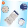 Anneome Cotton Wax Drag Head Replacement Pads Reusable Microfiber Mop Head Cedar Replacement view 3