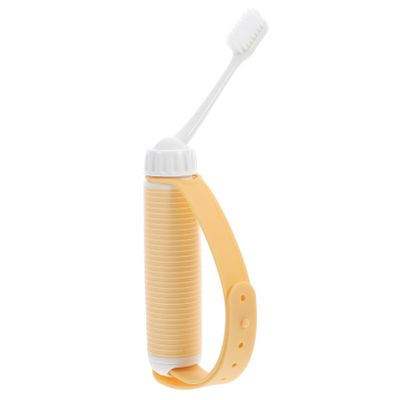 ORFOFE Disability Toothbrush Compact Brush for Elderly Brush for Seniors Soft Handle Travel Dental Care for Hand Tremors