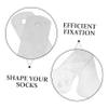 DOITOOL 2pcs Aluminum Sock Shaping Boards for Display Versatile Sock for Retail Stores for Organizing Shape view 4