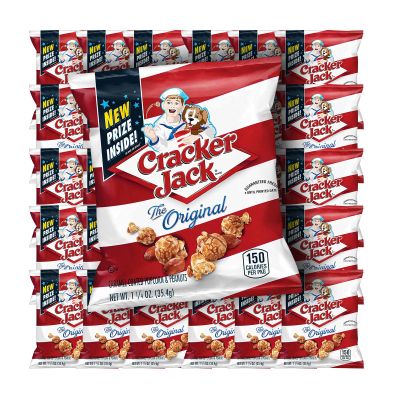 cracker jacks the original caramel coated popcorn and peanuts bulk 30 count 1.25 ounce