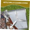 CIYODO Grill Grate Cleaner Kit Cleaning System for Kettle Grills Ash Remover Tool Use Scrubber Stainless Steel view 4