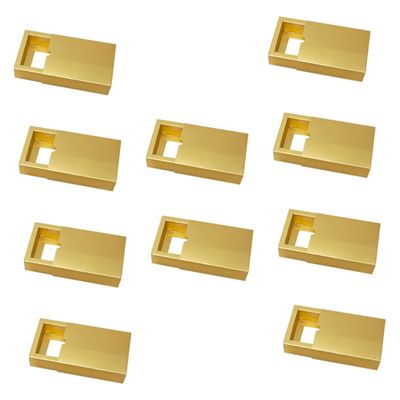 PACKOVE 10pcs Boxes Folding Paper Jewelery Packing Boxes Decorative for Holiday