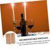 Beaupretty 25pcs Kraft Paper Wine Bags for Red Wine Bottles and Stylish for Parties and Special Occasions view 4