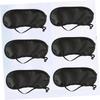 Disposable Eye Mask 20Pcs Polyester Black Travel Blindfold for Airplane view 2