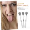 Happyyami 3pcs Portable Tongue Scraper Soft Pvc Tongue Cleaning Scrapers for Adults Safe Gentle Oral Care Tool for Fresh Breath and Hygiene view 3